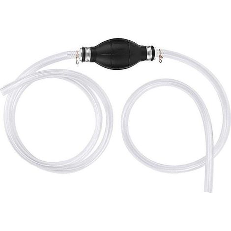 Pompe manuelle de transfert d'eau, siphon, transfert de carburant, portable, pour stations d'eau, essence, solvant, diesel liquide, gaz, avec tuyau de 2 m. (1/4)