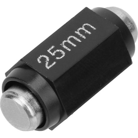 Barre de calibrage en acier inoxydable pour micromètre extérieur, pied à coulisse standard professionnel, pour étalonnage des micromètres (25 mm) (1/4)