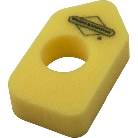 Briggs and Stratton 698369 Filtro dell’Aria in Schiuma Giallo Briggs & Stratton. Motore Classic, Sprint e Quattro