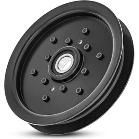Pièce compatible pour Poulie de renvoi pour tondeuse à gazon John Deere Z225 Z235 Z245 Z255 Z355E Z425 Z435 Z445 LT190, poulie de courroie de pont de rechange AM143737 AM136693 (1/5)