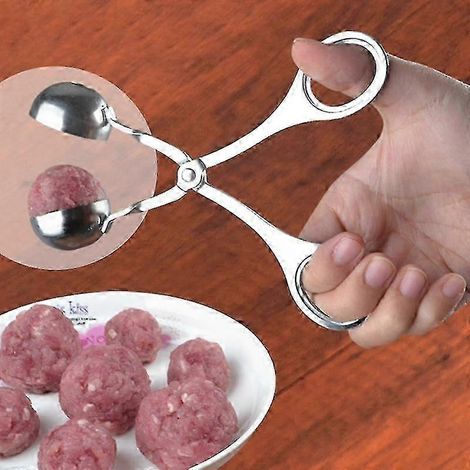Küchenhelfer zur Herstellung von Fleischbällchen, Fischbällchen und Reisbällchen – Edelstahl-Formzubehör (1/3)
