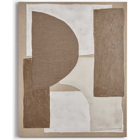 Lienzo decorativo 80x100 cm pintado a mano Poleno SKLUM              (1/5)