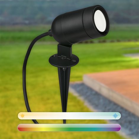 Tuya Smarter Außen-Strahler schwarz,LED/4,4W (1/5)