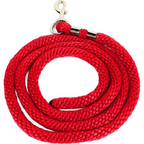 Longe pour cheval avec mousqueton, corde d'entraînement haute résistance et à haute tension pour l'entraînement et la compétition. (1/3)