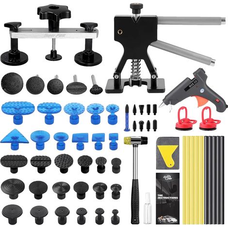 Kit d'outils de réparation de dents, sans peinture, compatibilité polyvalente, Kit de réparation PDR, Prise EU (1/2)