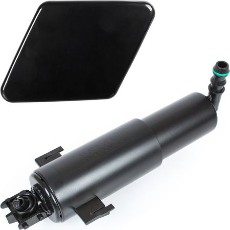 BMW 3er E90 E91 04-08 Scheinwerferwaschanlage + Scheinwerferabdeckung rechts, 2-teiliges Set (1/2)