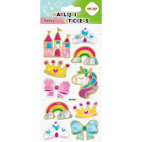 Adesivi 3D Principessa Rosa Elegante 90x210 colore allegro