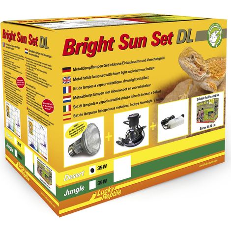 Lucky Reptile Bssdl D 35 Bright Sun Set DL Desert W 1 Lamp, Bianco (1/5)