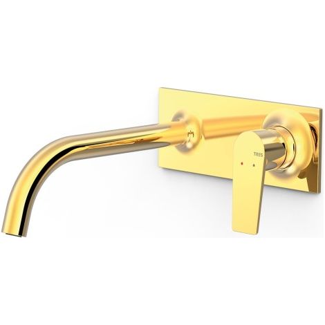 Pièce apparente pour élément encastré de lavabo Project Or 24K - TRES 22130004OR
