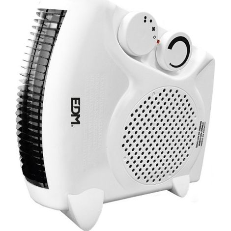 Calefactor EDM 07205 Blanco 1000 - 2000 W Compacto (1/4)