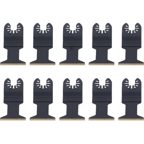 Lame De Scie Oscillante - HSS HCS - Pour Multi-Outils - Anticorrosion - Lot De 10 (1/5)
