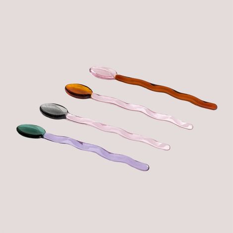 SKLUM Set aus 4 Yukis Kaffeelöffeln                   Multicolor Classic                 (1/5)