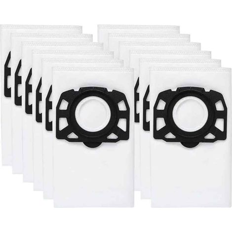 Sac Aspirateur - Pour Kärcher WD1 WD2 WD3 WD2 Plus WD3 Plus SE4001 SE4002 - Filtre 3 Couches - Non Tissé - 12 Pièces (1/5)
