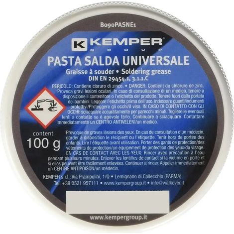 Kemper pasta salda gr.100 universale in blister neutra ofpastsal
