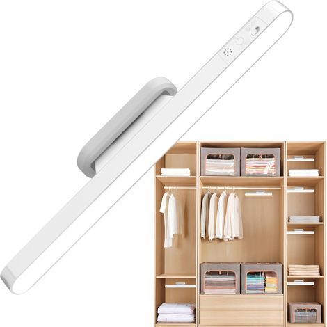Éclairage LED Sous Meuble - Lampe LED Rechargeable Sans Fil – Éclairage Ambiant - Éclairage d'Ambiance à Commande Tactile Adhésive pour Armoire, Bibliothèque et Placard (1/5)