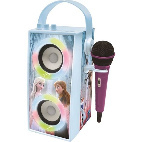 Enceinte karaoké pour enfants - LEXIBOOK - La Reine des Neiges - Bluetooth V5.0 - Effets lumineux (1/5)