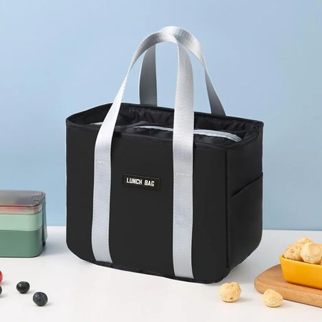 Sac isotherme repas anti-fuite aluminium portable pour femme (1/3)