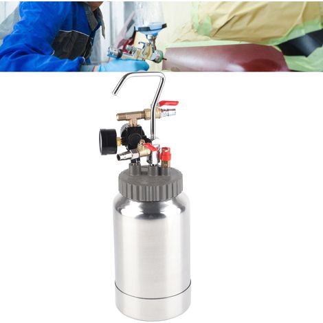 Pistolet à peinture multicolore de 2 litres, réservoir sous pression grande capacité, peinture latex effet marbre, peinture imitation pierre, pistolet à peinture multicolore (1/5)