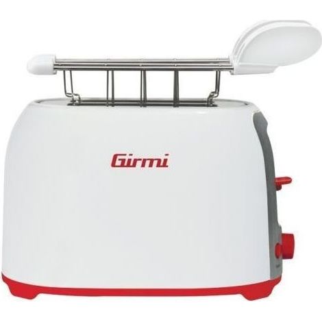 Girmi TP10 grille-pain 2 part(s) Rouge, Blanc 750 W