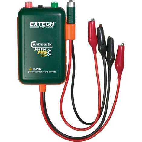 Extech CT-20 tester de continuidad negro profesional