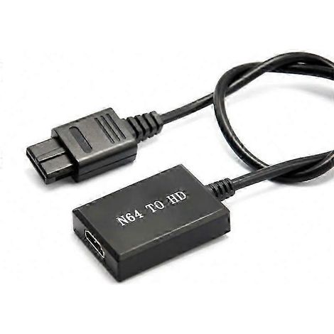 Adaptateur HDMI pour consoles de jeux rétro, câble haute définition, compatible avec les consoles telles que SNES, N64, GC, etc. (1/4)