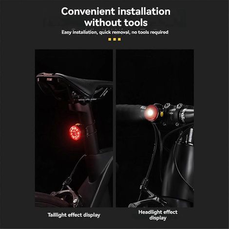 Intelligentes Bremsrücklicht für Fahrräder