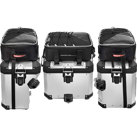 Bagages de moto, rangement extensible, design étanche, 3 sacs isothermes (1/2)