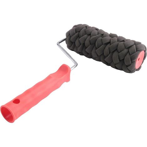Rouleau à peinture à motifs, outil de peinture à tampon écologique, outils décoratifs cylindriques, imitation (1/5)
