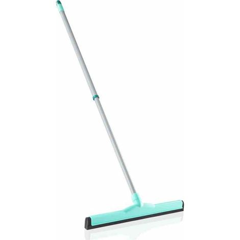 Leifheit – Raclette lave-vitre 45 cm avec manche télescopique 80-132 cm – Fente lèvre en caoutchouc – Pour carrelage et sol en pierre (1/5)