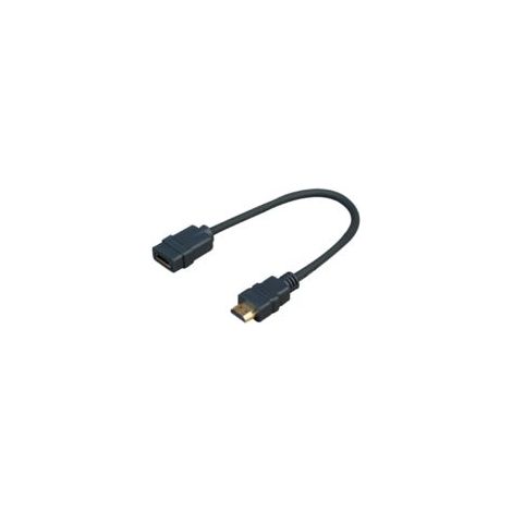 Vivolink - Prohdmiadaphdmif 0.2m hdmi hdmi hdmi schwarz hdmi Kabel - hdmi Kabel (hdmi, hdmi, männlich, weiblich, rechts, rechts) (1/2)