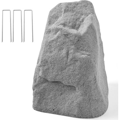 VEVOR Copertura in Finta Roccia, Copertura per Pompa da Pozzo in Finta Roccia per Esterni, Artificiale Pietra Leggera da Giardino Decorazione, per lArredo di Giardino Cortile, Grigio, Taglia M
