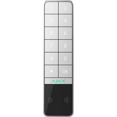 Ajax KeyPad Outdoor Bianca: Tastiera Wireless - Controllo Sicuro e Intelligente - 99967
