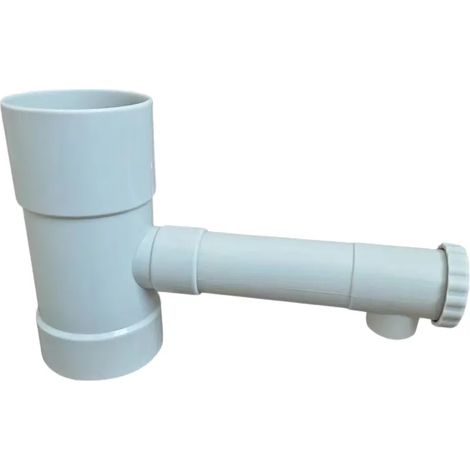 80-mm-Regenwassersammler – Weiß