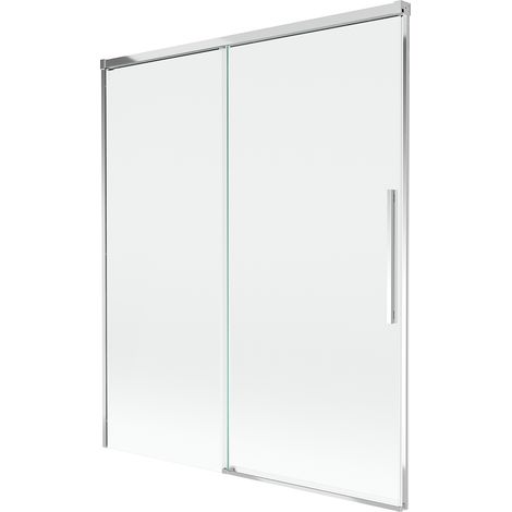 Paroi de douche Mexen Rox à 2 volets coulissants 140 x 150 cm, transparent, chrome - 8C9-140-001-01-00