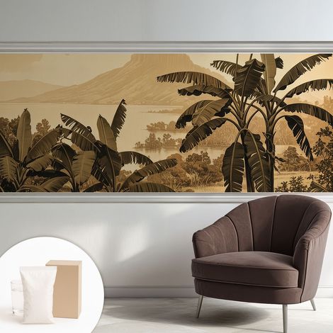 Carta Da Parati con design moderno - con motivi moderni - Fotomurali in TNT Soggiorno Camera De Letto Sala Ufficio panorama tropicale 250x104 cm (1/5)