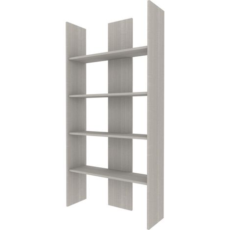 Libreria versatile: design moderno, montaggio facile, ideale per soggiorno, studio e cameretta - Rovere rock