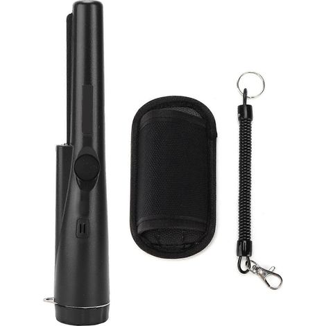 Handmetalldetektor, Pinpointer, Schatzsucher, Sicherheitsdetektor, Schwarz
