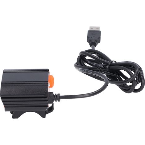 Leistungsstarke LED-Fahrradlampe mit 2 Leuchten, USB-wiederaufladbarer MTB-Scheinwerfer für Nachtfahrten, Outdoor-Fahrradlampe (Modell D2) (1/5)