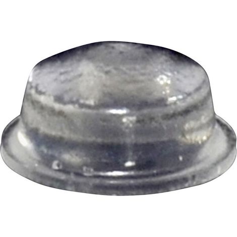 TOOLCRAFT PD2115C Gerätefuß selbstklebend, rund Transparent (Ø x H) 11.1 mm x 5 mm 1 St.