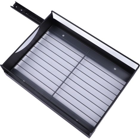 Panier Tiroir Coulissant Extractible Organisateur Rangement Étagère Cuisine Acier Carbone 401x302x115mm 1 Pièce (1/4)