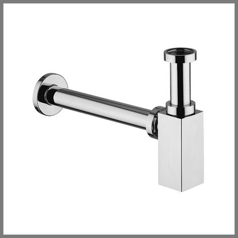 Sifone Quadro per Lavabo in Ottone 11/4