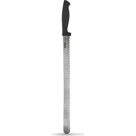 Cuchillo cl谩sico de acero serrado para pasteles de 39 cm. (1/3)