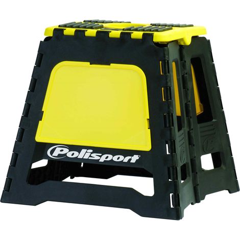 Siège de support pour moto Polisport 250 kg, jaune et durable