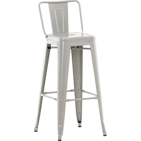 Metall Barhocker Mason silber (1/5)
