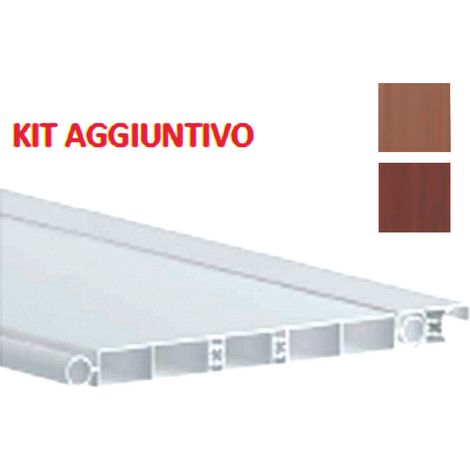 DOGA AGGIUNTIVA IN PVC PER PORTA A SOFFIETTO cm.13x210 bianco PINTO