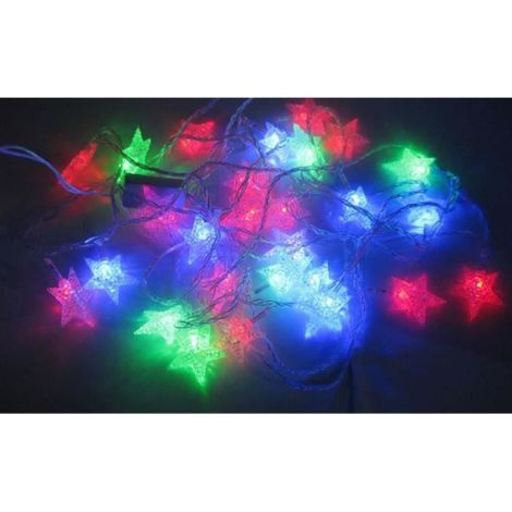 5M LED couleur nouvelle vacances Guirlandes Décorations de Noël Festival de Produits Éclairage pentacle étoiles (1/3)