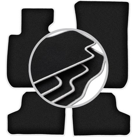 Tapis de sol Carlux argentés pour : BMW Série 3 E93 cabriolet (2004-2011) (1/5)