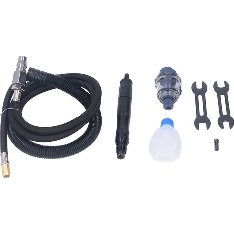 Kit de meuleuse pneumatique 1/4 po, stylo de meulage pneumatique haute vitesse, outil de polissage et de gravure portatif (1/5)