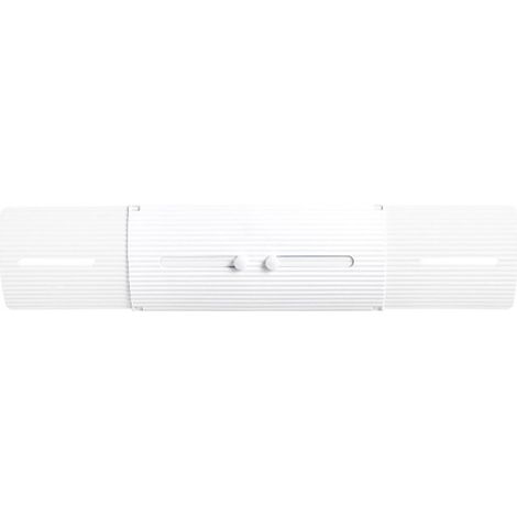 Deflector de aire acondicionado ajustable para el hogar, anti-salida directa, aleta de salida de aire, blanco puro (1/5)
