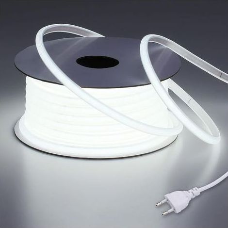 Soavoa Ruban LED COB 3M Étanche IP65 220V Sans Transformateur Blanc Froid Pour Salle De Bain Cuisine Extérieur Chantier (1/5)
